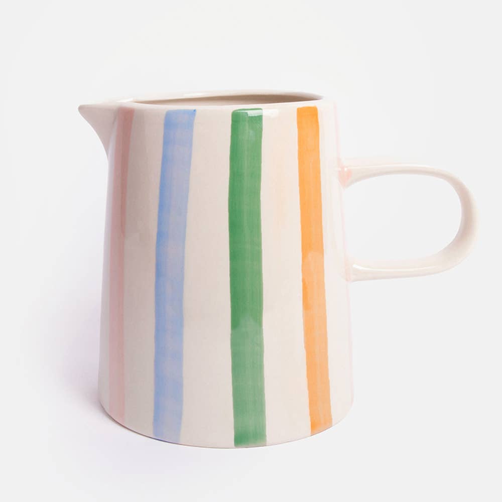 Multi Stripe Large Jug