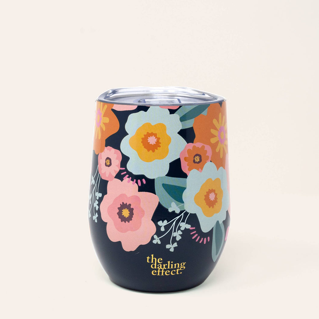 Wine Tumbler - Bright & Bloomy