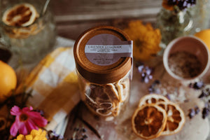 Lavender Lemonade Cocktail Infusion Jar