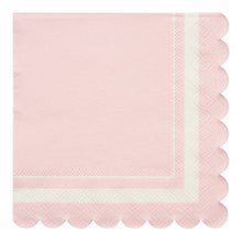 Load image into Gallery viewer, Cocktail Napkins - Scalloped Edge Blush (20ct)
