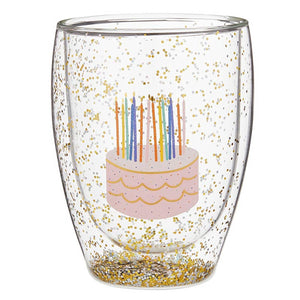 Cake Double-Wall Stemless Wineglass