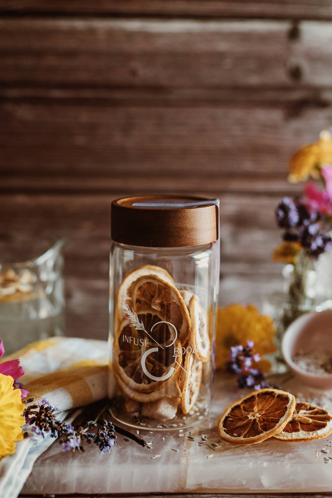 Lavender Lemonade Cocktail Infusion Jar