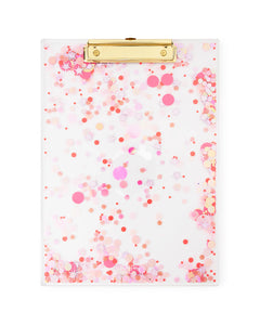 Sweet Tart Confetti Acrylic Clipboard