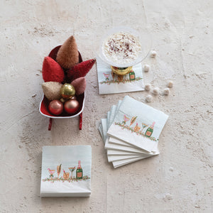 Holiday Cocktails Paper Cocktail Napkins (50 pack)