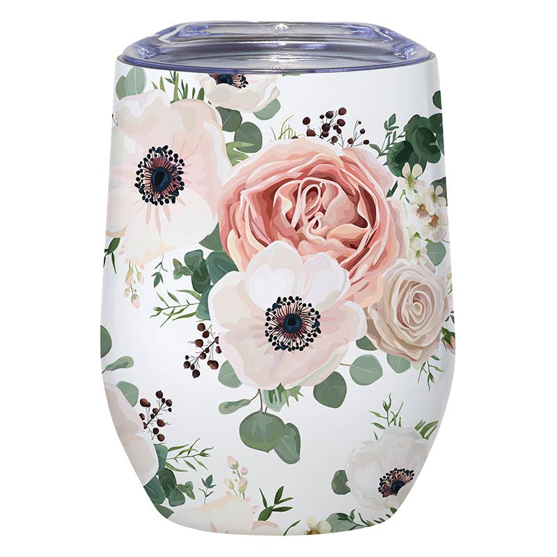 Wine Tumbler - Floral