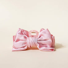 Load image into Gallery viewer, Satin Bow Claw Clip - Blush
