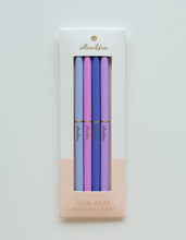 Load image into Gallery viewer, Slim Pens Set of Four | Spectrum Violets
