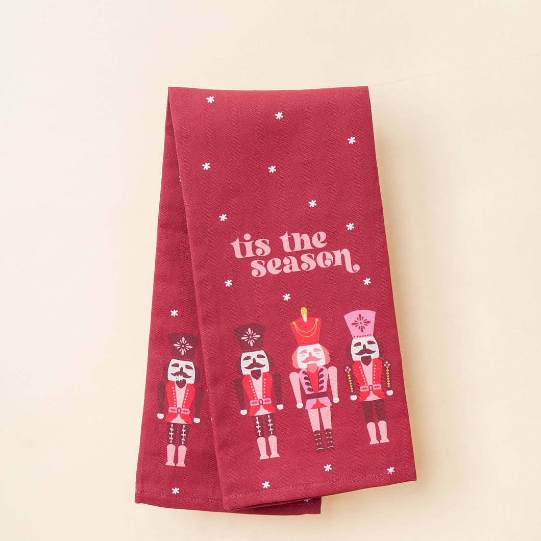 Tis the Season Nutcracker Tea Towel