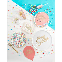 Load image into Gallery viewer, Happy Birthday Confetti Double-Wall Champagne Glass
