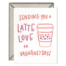 Load image into Gallery viewer, Latte Valentine Card
