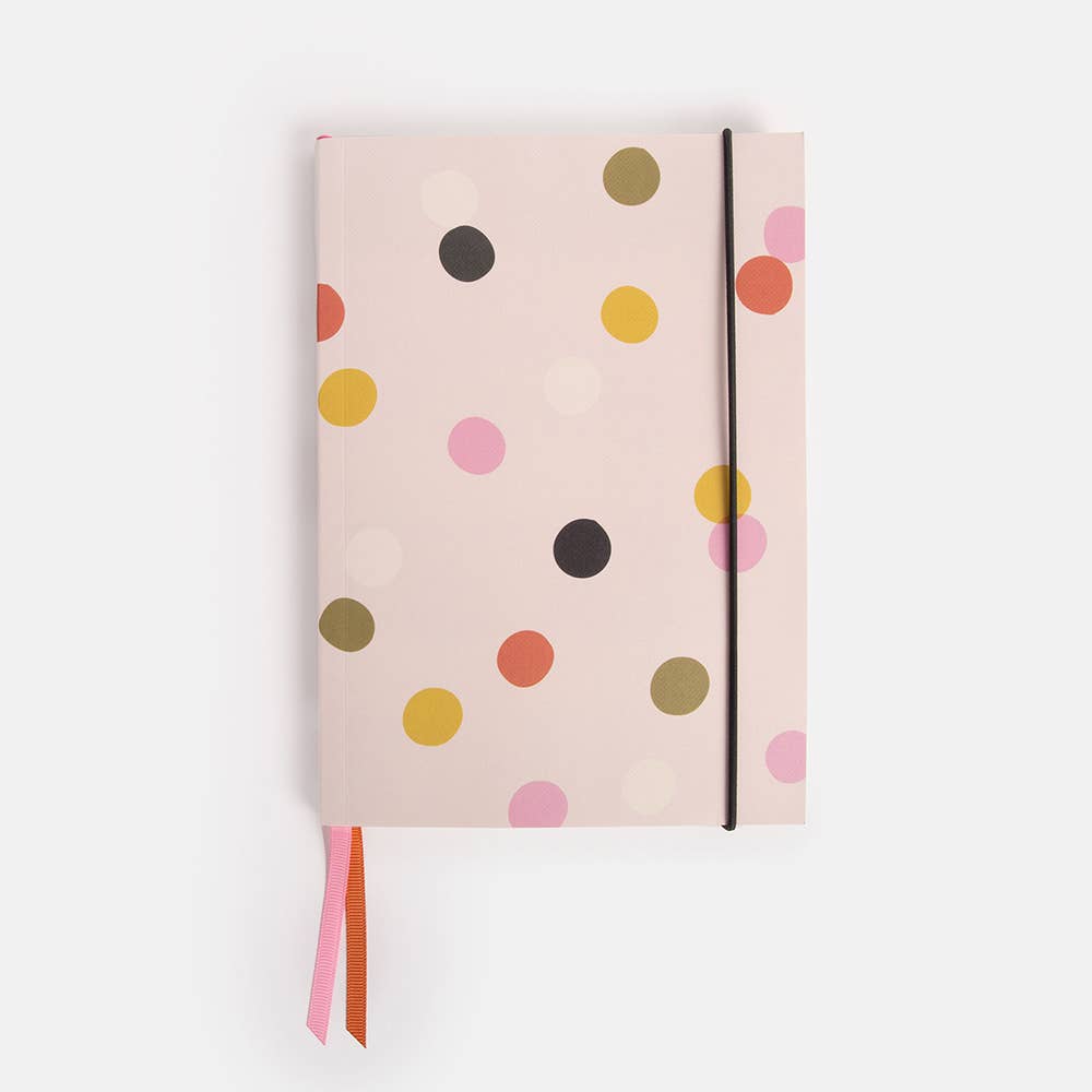 Pale Pink Dotty Notebook