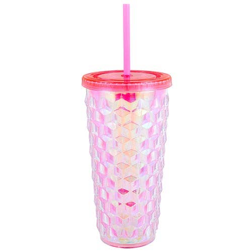 Straws - Bright Pink 4/pk - Slant Collections